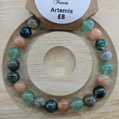 Mixed Bead Bracelets. (General, Gods/Goddesses, Star Signs, Pagan Wheel of the Year)