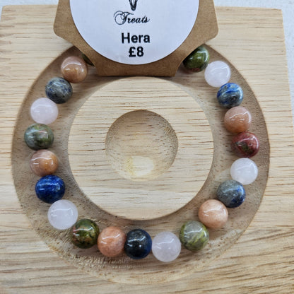 Mixed Bead Bracelets. (General, Gods/Goddesses, Star Signs, Pagan Wheel of the Year)
