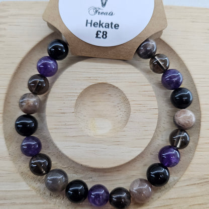 Mixed Bead Bracelets. (General, Gods/Goddesses, Star Signs, Pagan Wheel of the Year)