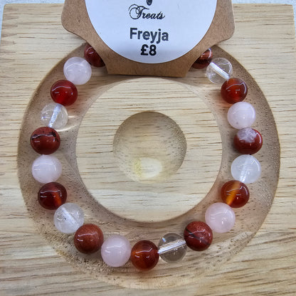 Mixed Bead Bracelets. (General, Gods/Goddesses, Star Signs, Pagan Wheel of the Year)