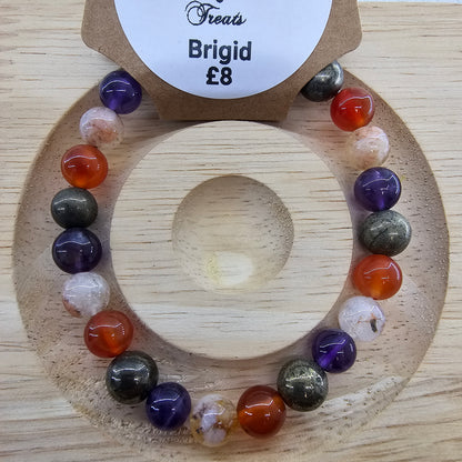 Mixed Bead Bracelets. (General, Gods/Goddesses, Star Signs, Pagan Wheel of the Year)