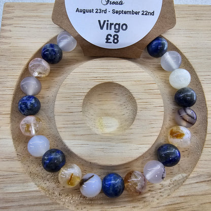 Mixed Bead Bracelets. (General, Gods/Goddesses, Star Signs, Pagan Wheel of the Year)