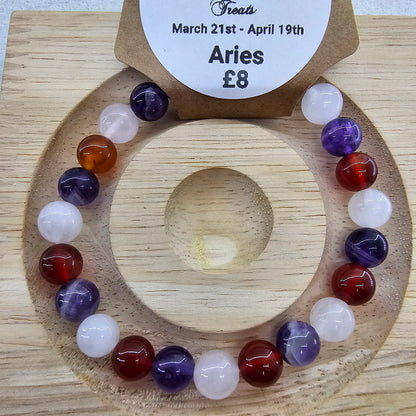 Mixed Bead Bracelets. (General, Gods/Goddesses, Star Signs, Pagan Wheel of the Year)