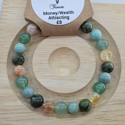 Mixed Bead Bracelets. (General, Gods/Goddesses, Star Signs, Pagan Wheel of the Year)