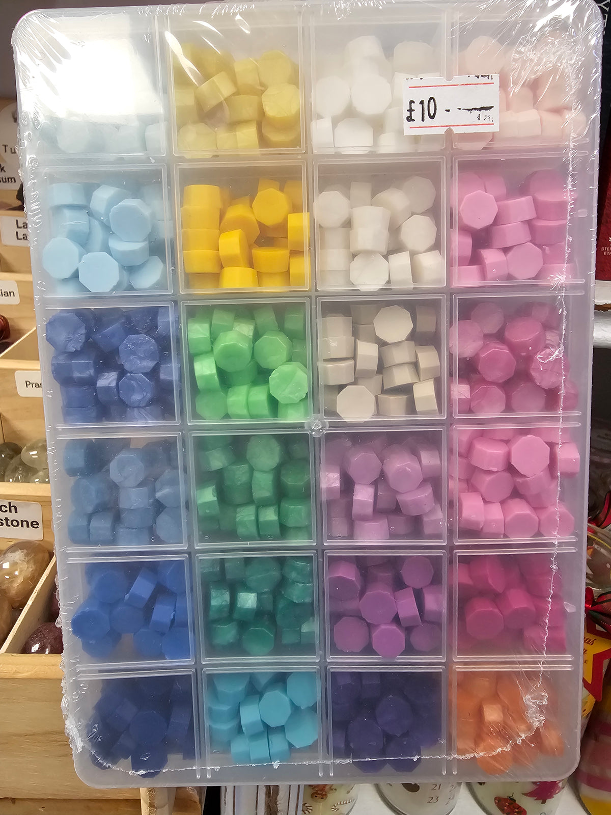 Different Coloured Wax for Stamps