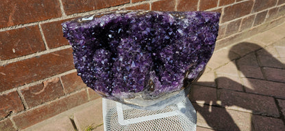 Unique Uruguayan amethyst with stalactites