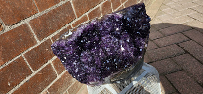 Unique Uruguayan amethyst with stalactites