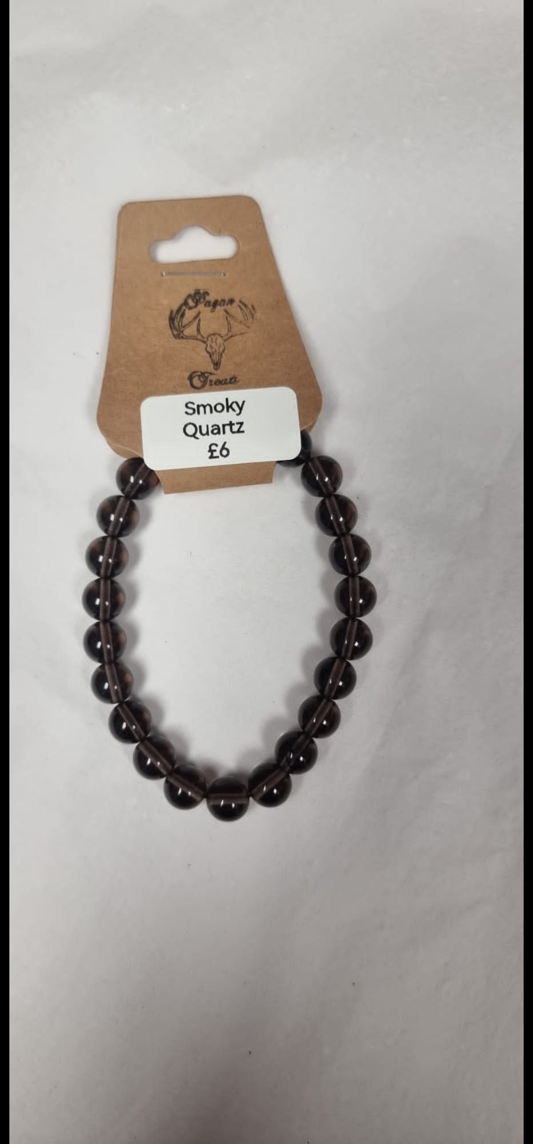 Smoky Quartz bead bracelet