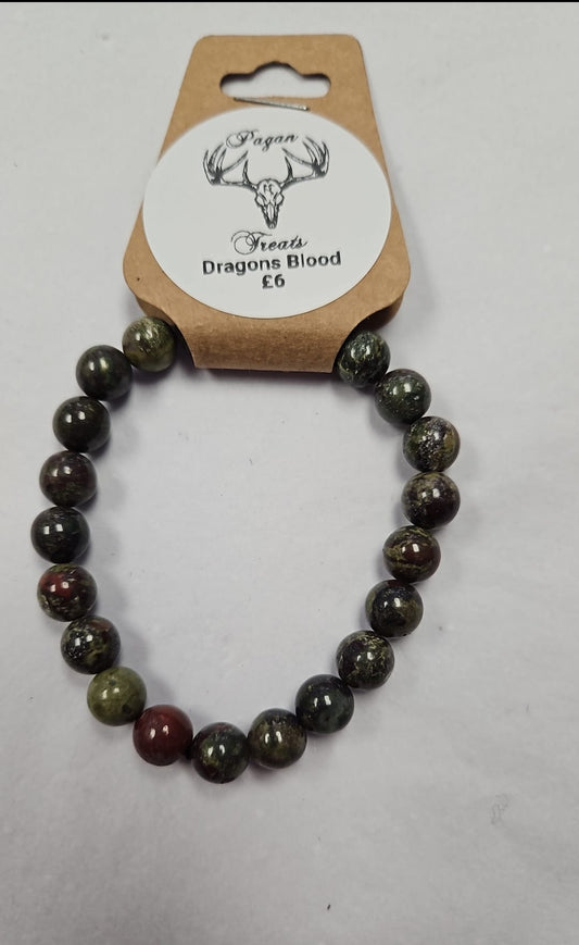 Dragons Blood 8mm bead bracelet