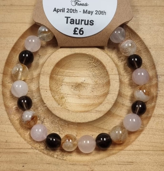 Taurus 8mm bead bracelet