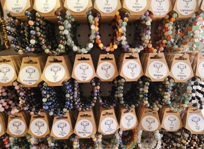 Mixed Bead Bracelets. (General, Gods/Goddesses, Star Signs, Pagan Wheel of the Year)