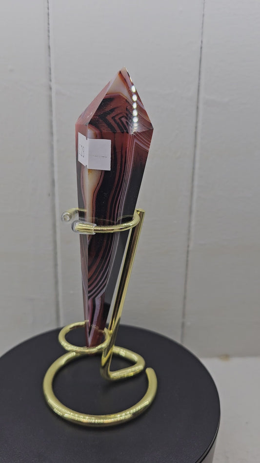 Carnelian Wand with Stand