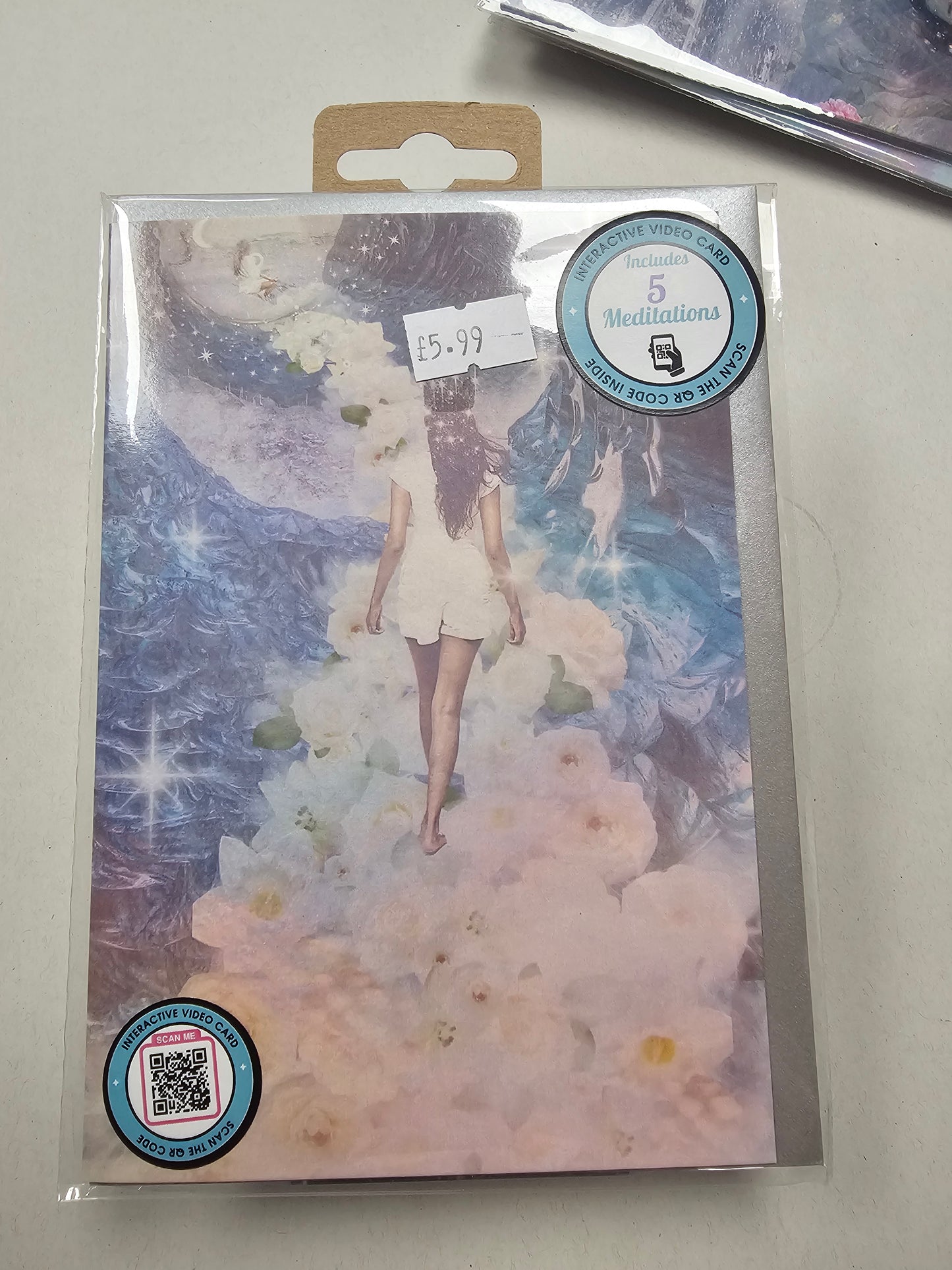 Interactive Video Meditation Greetings Card