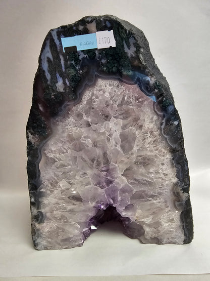 Amethyst & Moss Agate Church