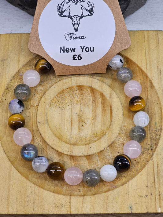 New You 8mm bead bracelet