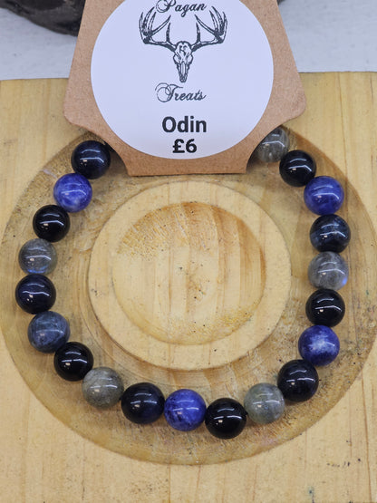 Mixed Bead Bracelets. (General, Gods/Goddesses, Star Signs, Pagan Wheel of the Year)