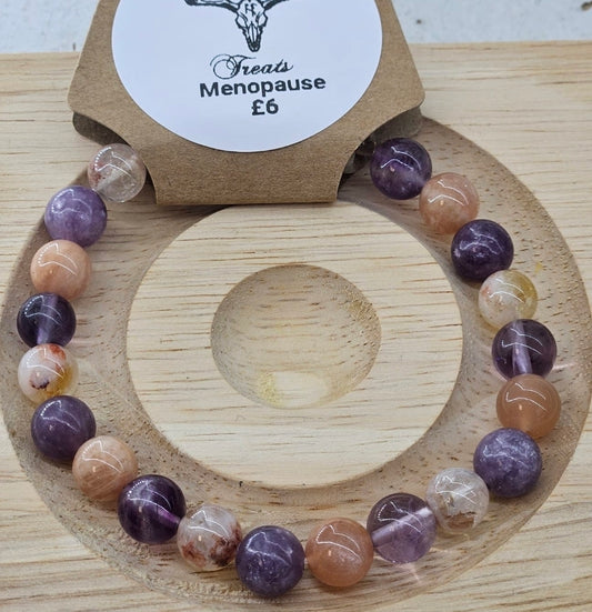 Menopause 8mm bead bracelet