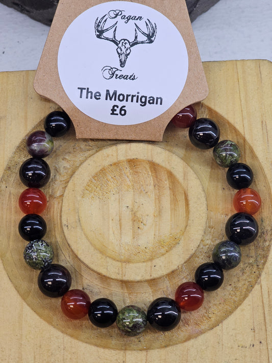 The Morrigan 8mm bead bracelet