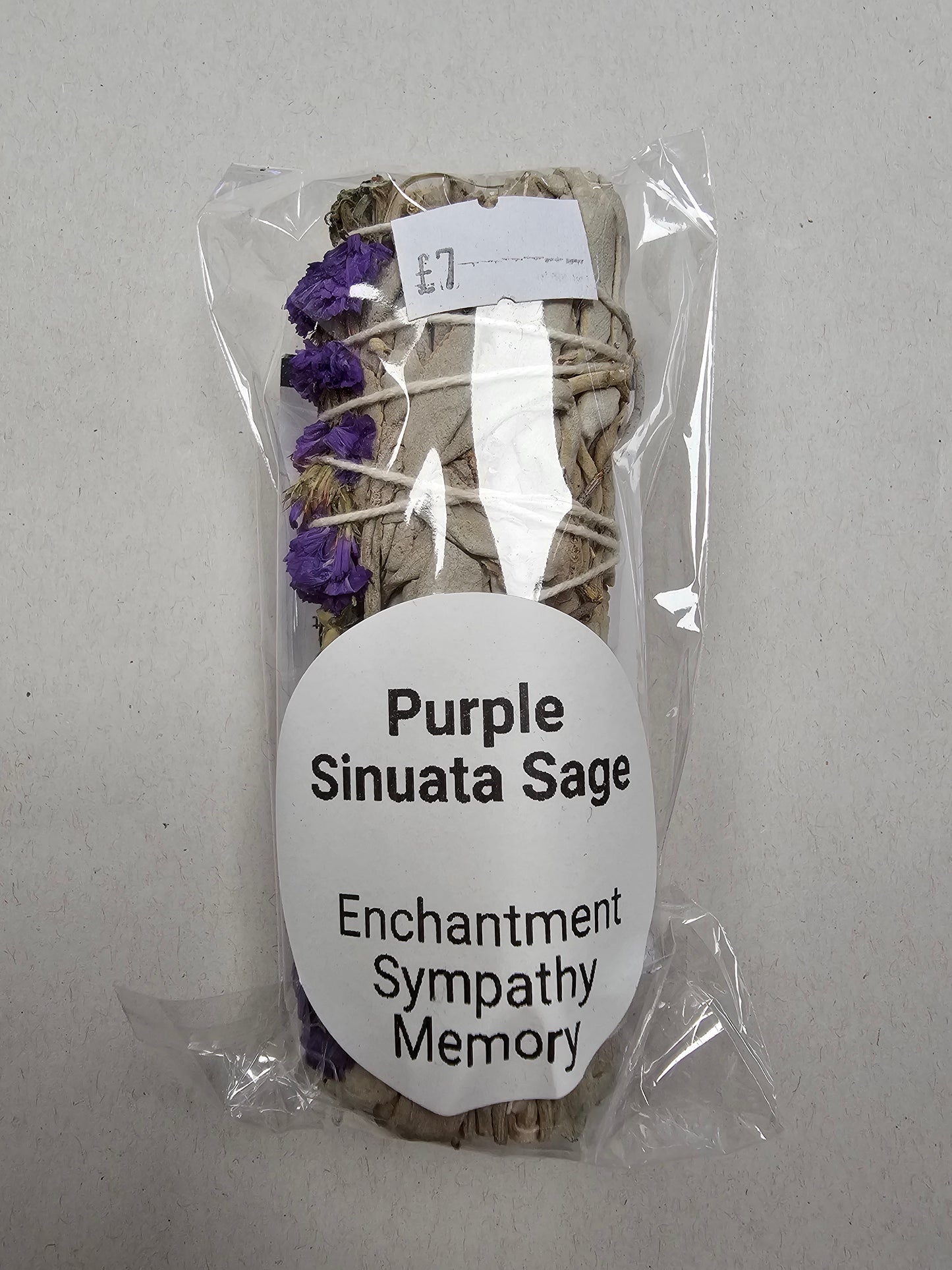 Purple Sinuata Sage Smudge Stick