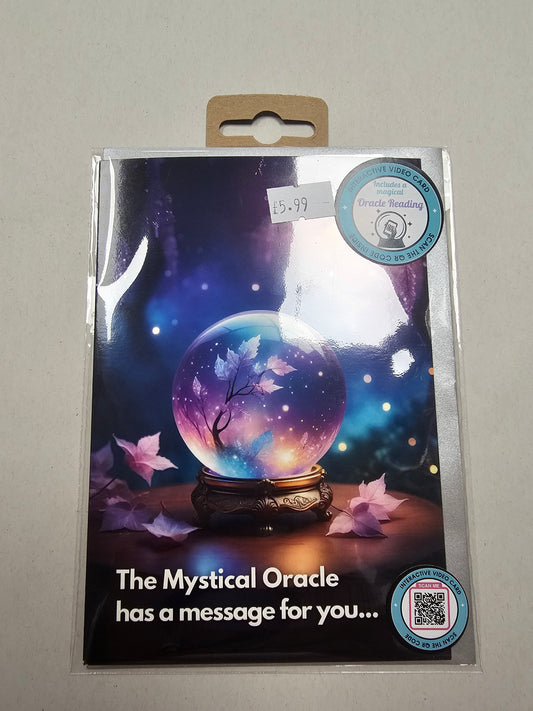 Interactive Mystical Oracle Greetings Card