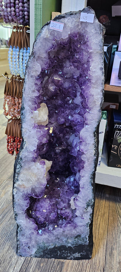 Amethyst Church with Calcite