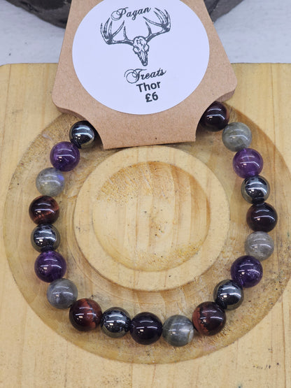 Mixed Bead Bracelets. (General, Gods/Goddesses, Star Signs, Pagan Wheel of the Year)