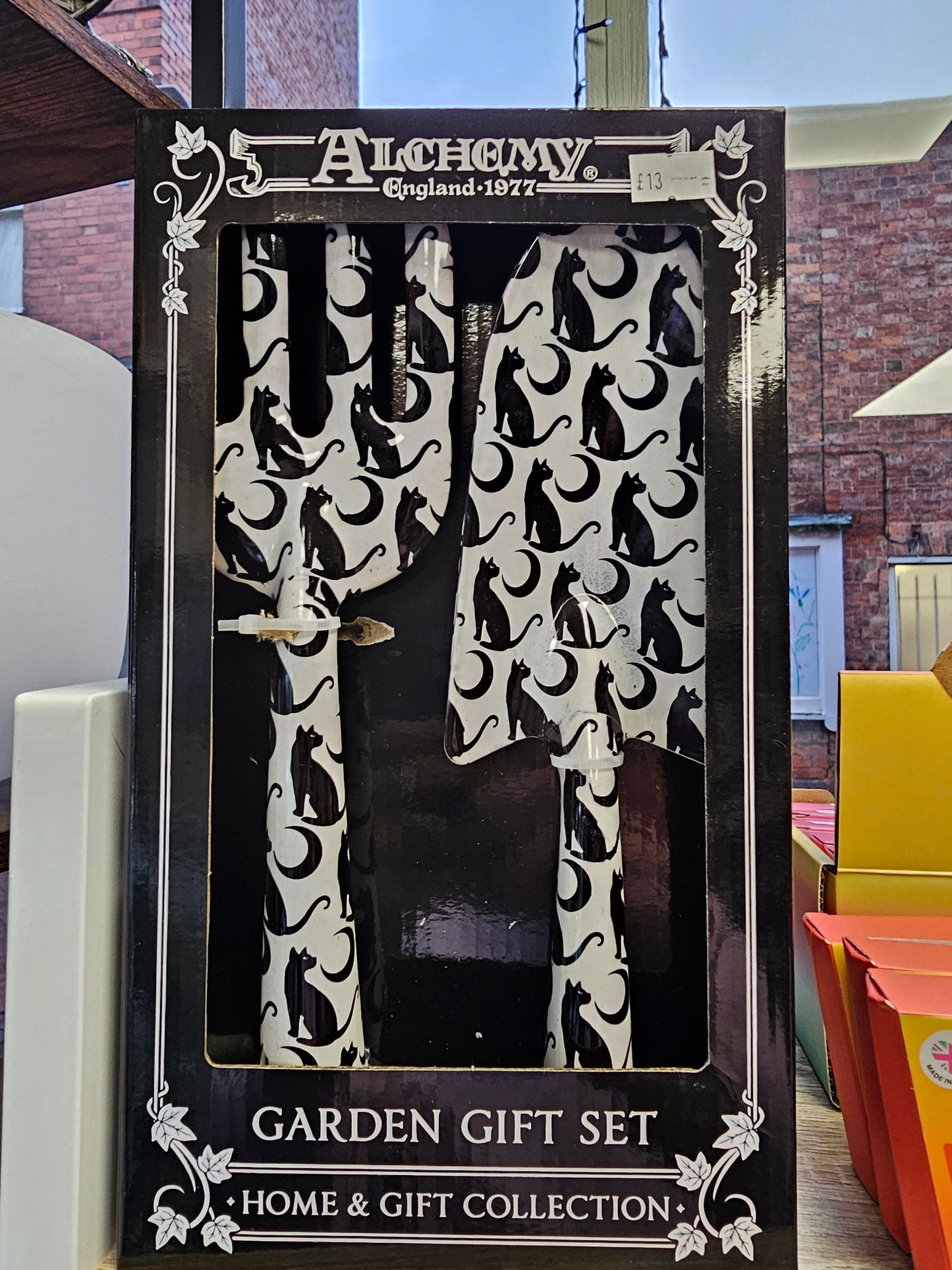 Black Cat Gardening Gift Set