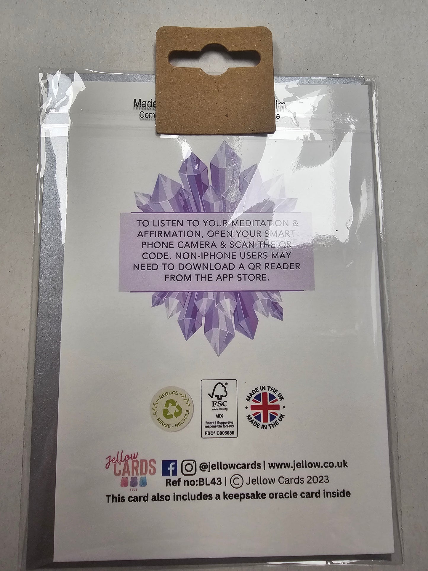 Interactive Video Meditation Greetings Card