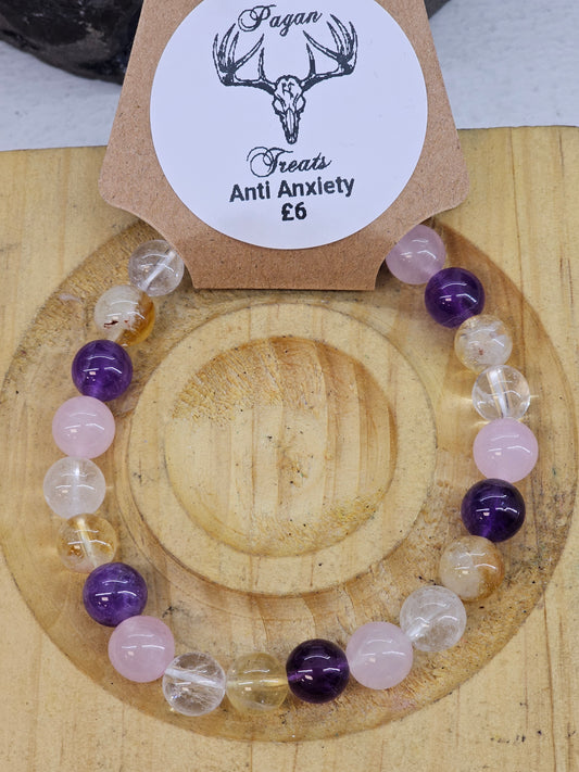 Anti-Anxiety 8mm bead bracelet