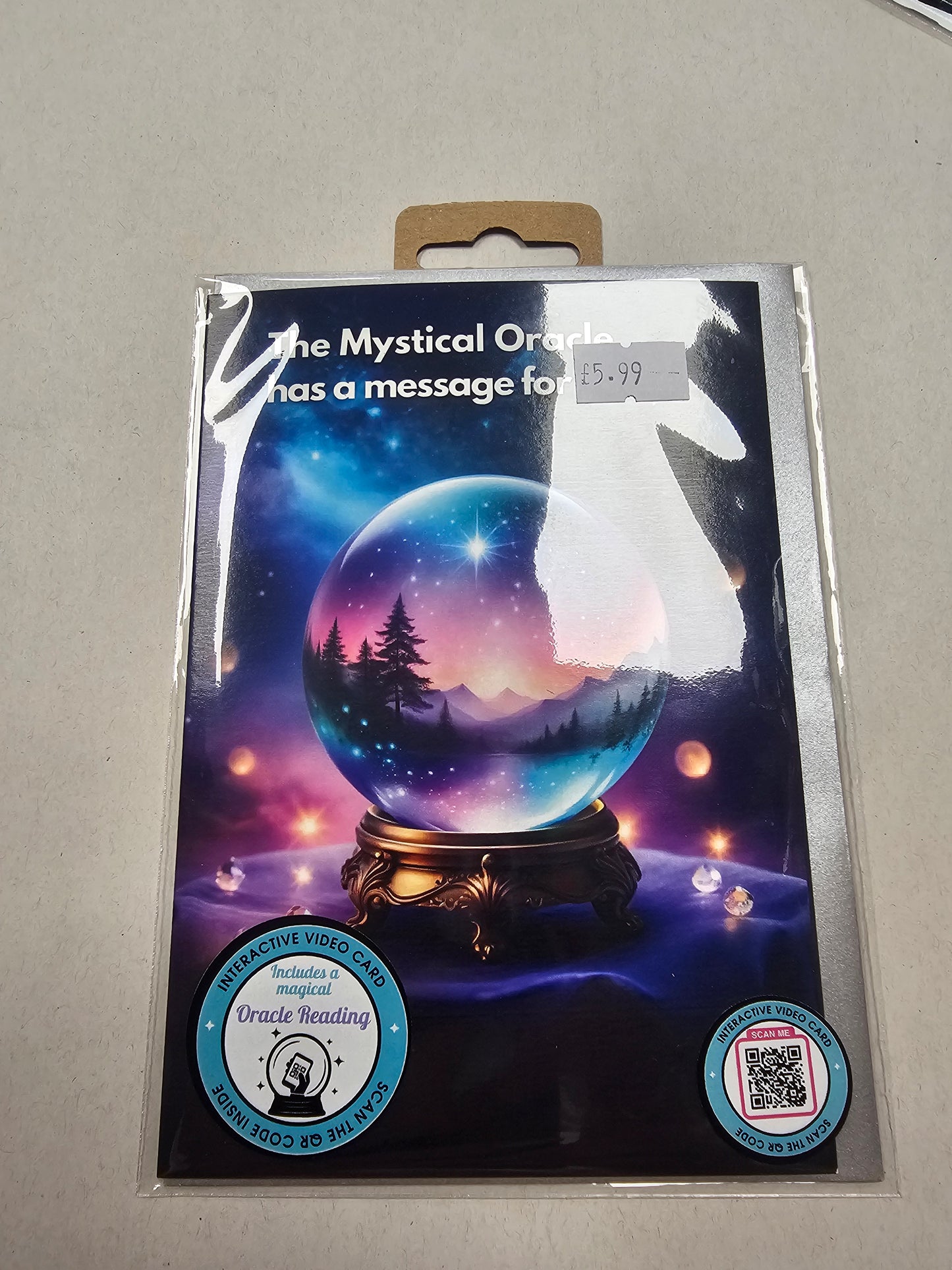 Interactive Mystical Oracle Greetings Card