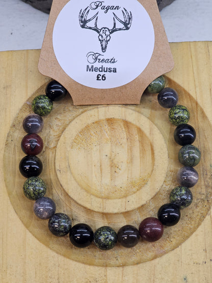 Mixed Bead Bracelets. (General, Gods/Goddesses, Star Signs, Pagan Wheel of the Year)