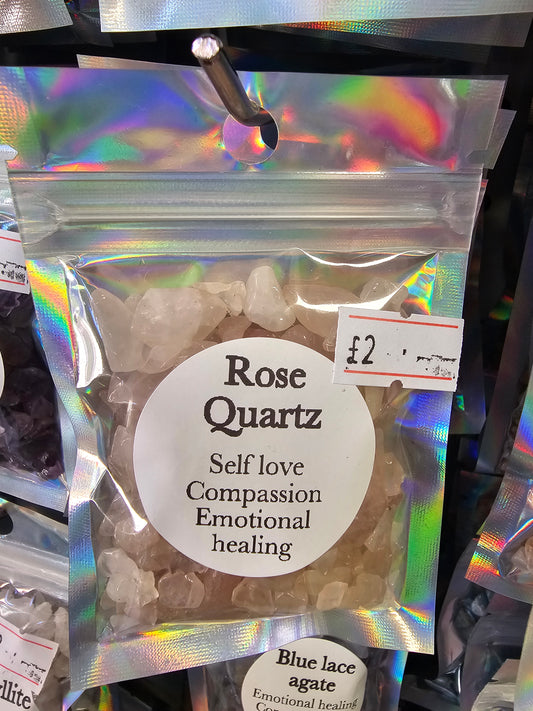 Rose Quartz Chips
