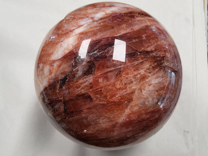Giant Fire Quartz Sphere 6.7kg with stand