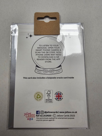 Interactive Mystical Oracle Greetings Card