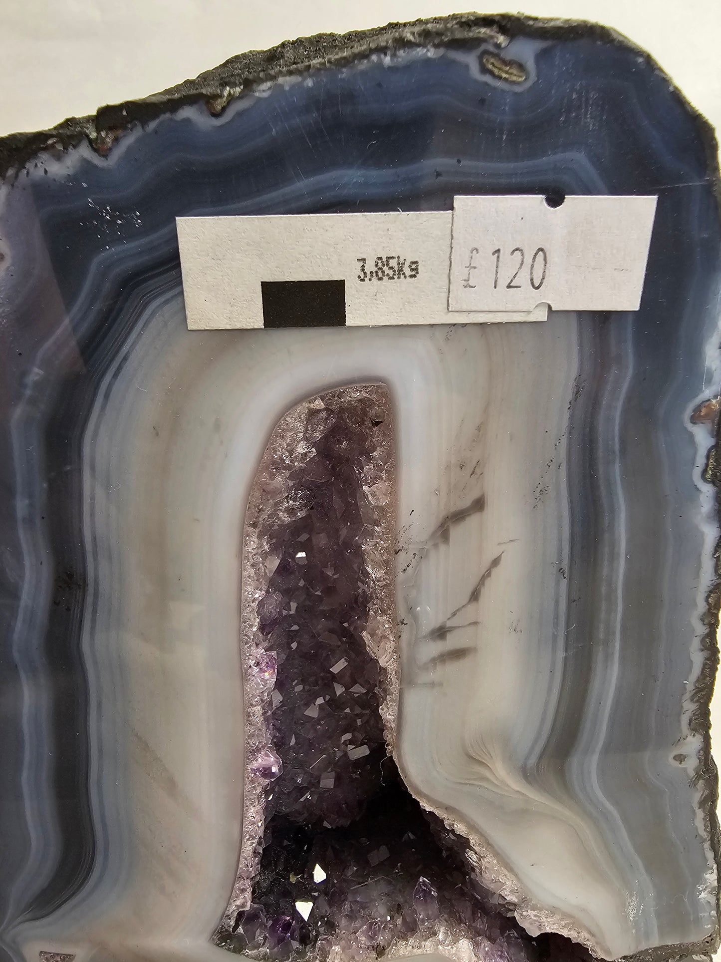 Amethyst & Blue Lace Agate Church