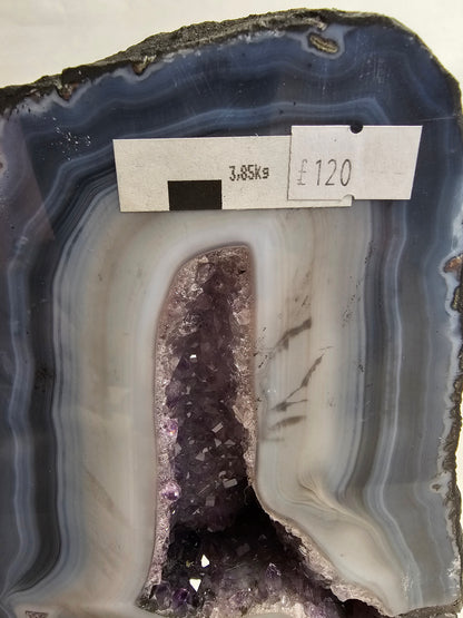 Amethyst & Blue Lace Agate Church