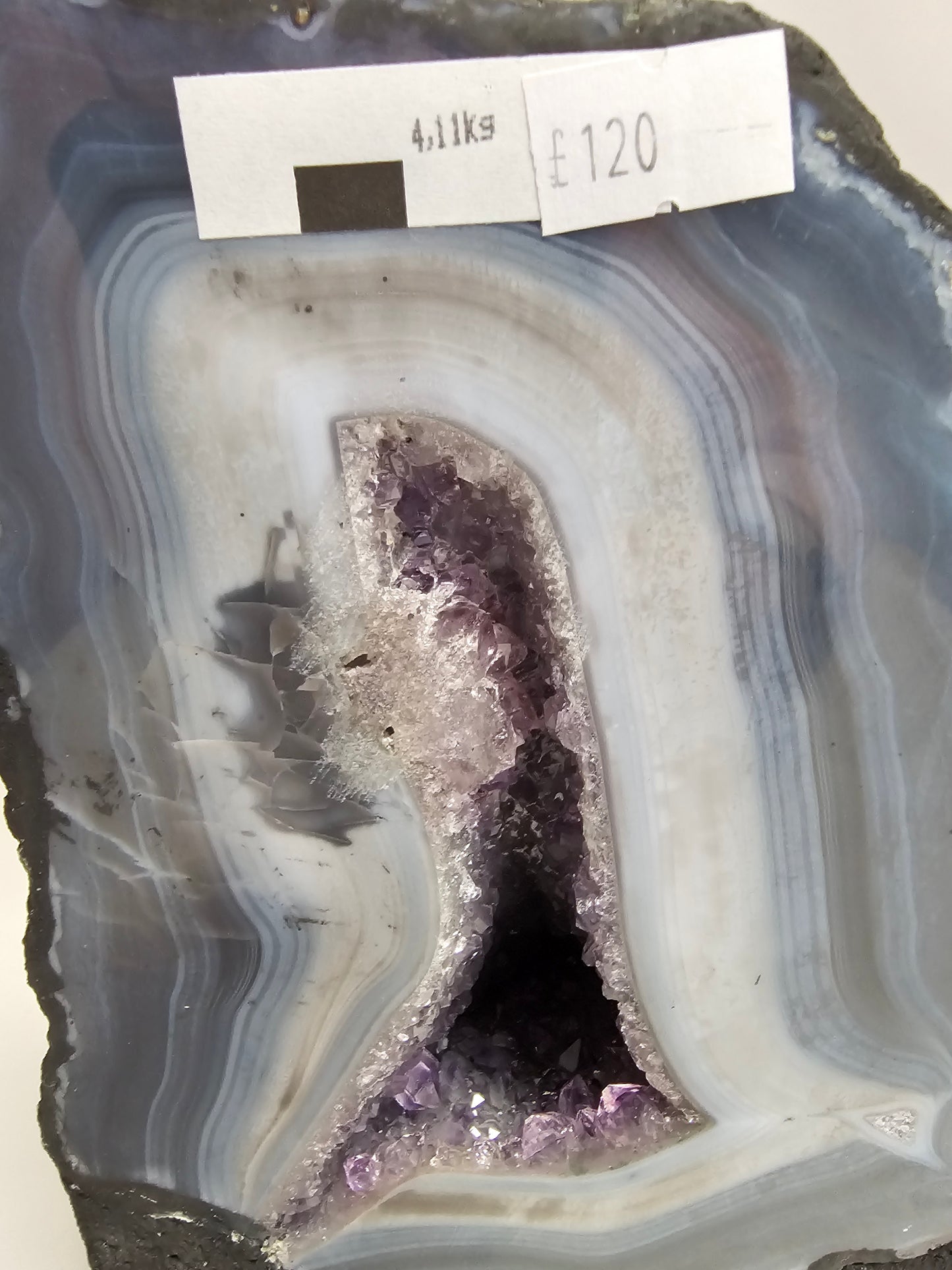 Amethyst & Blue Lace Agate Church