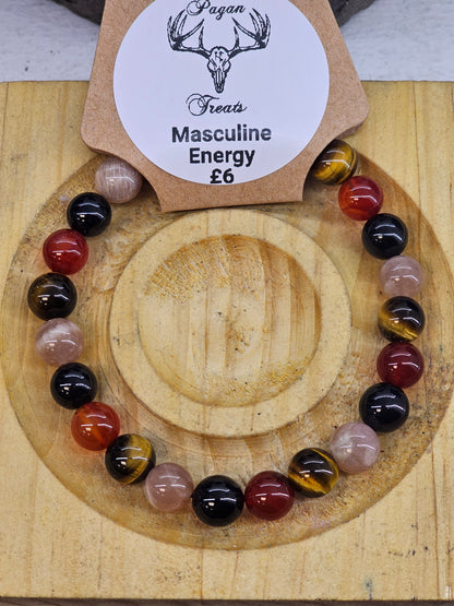 Mixed Bead Bracelets. (General, Gods/Goddesses, Star Signs, Pagan Wheel of the Year)