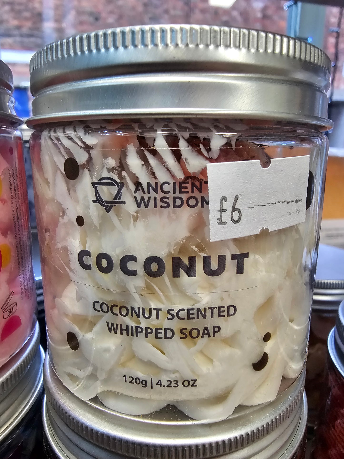 Coconut Scented Whipped Soap