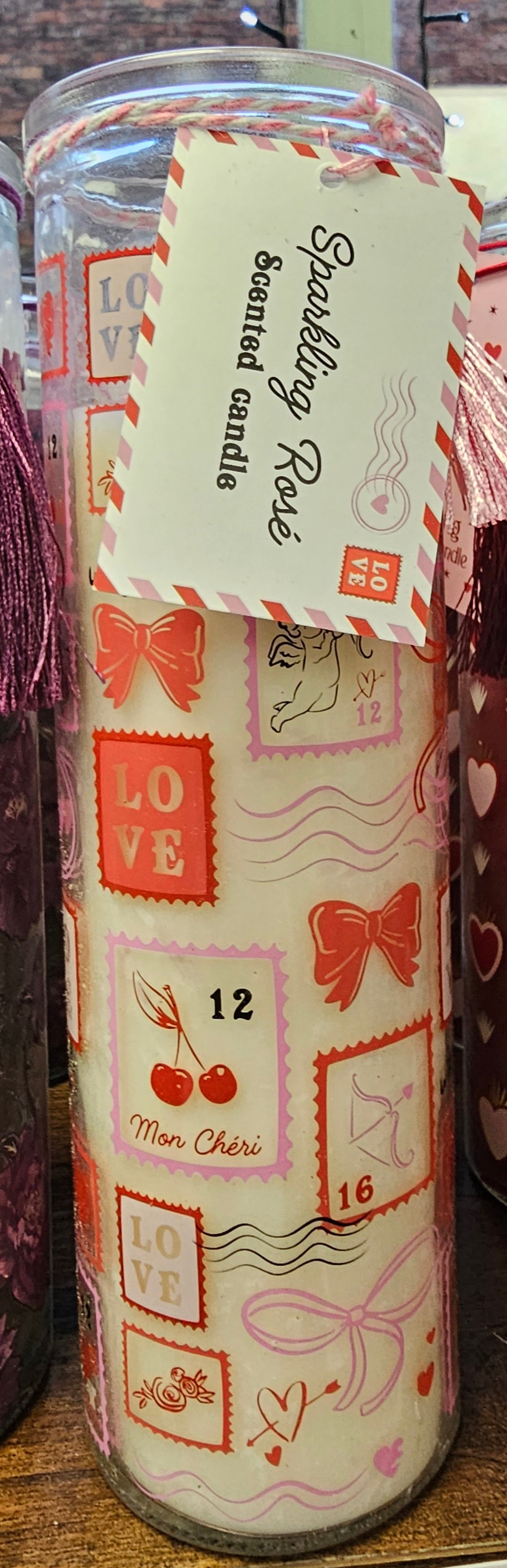 Sparkling Rose Scented Candle