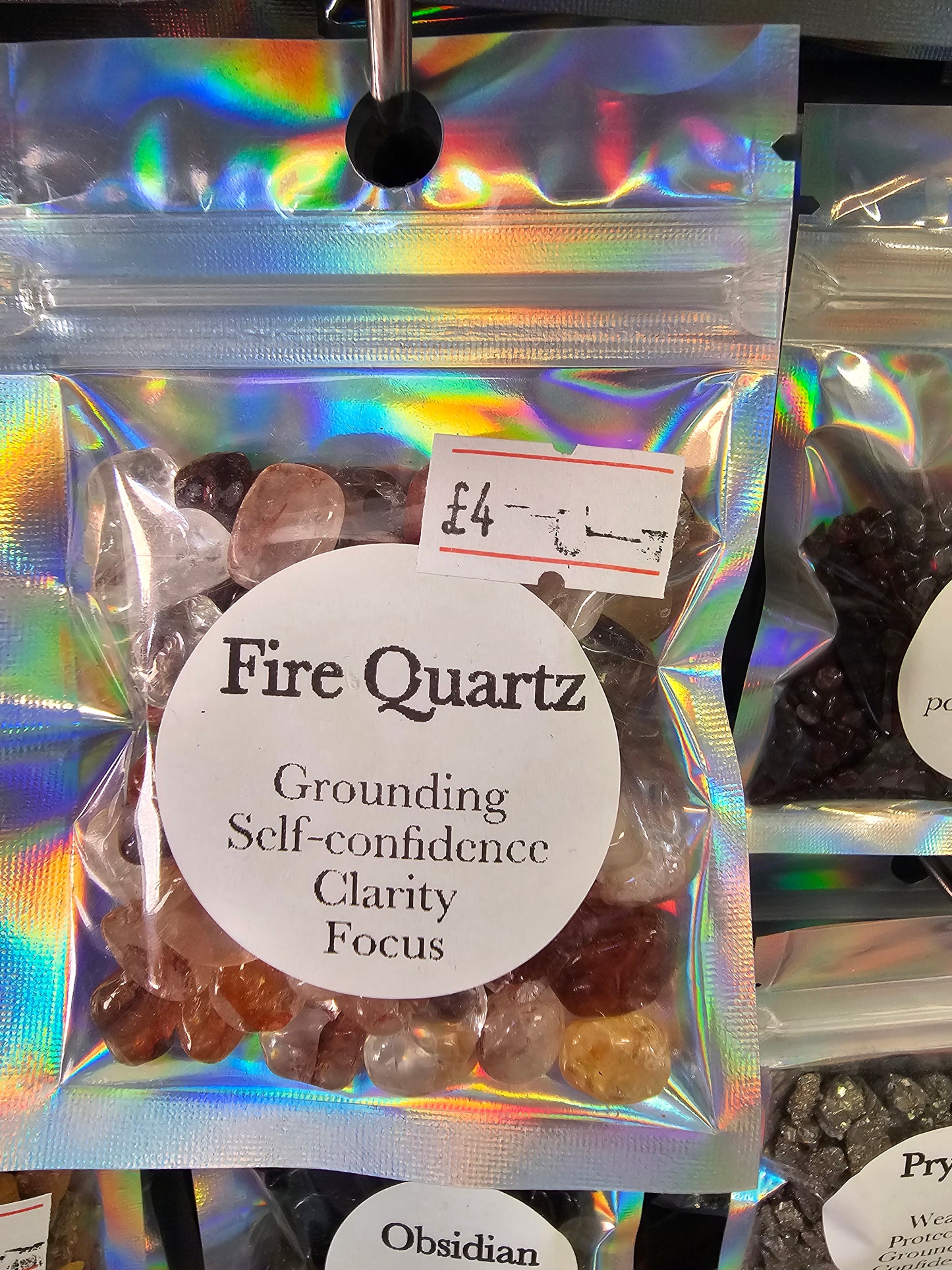 Fire Quartz Chips