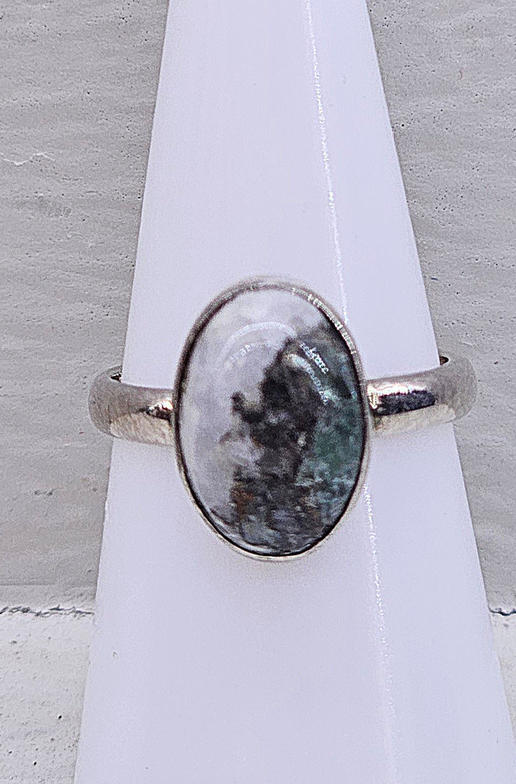 Diana Maria Flourite 925 silver ring size M
