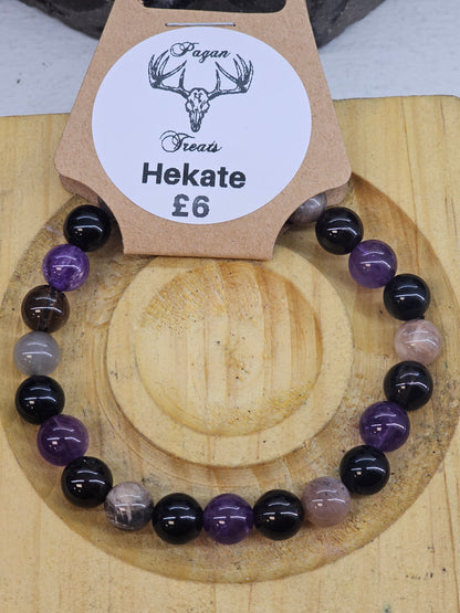 Mixed Bead Bracelets. (General, Gods/Goddesses, Star Signs, Pagan Wheel of the Year)