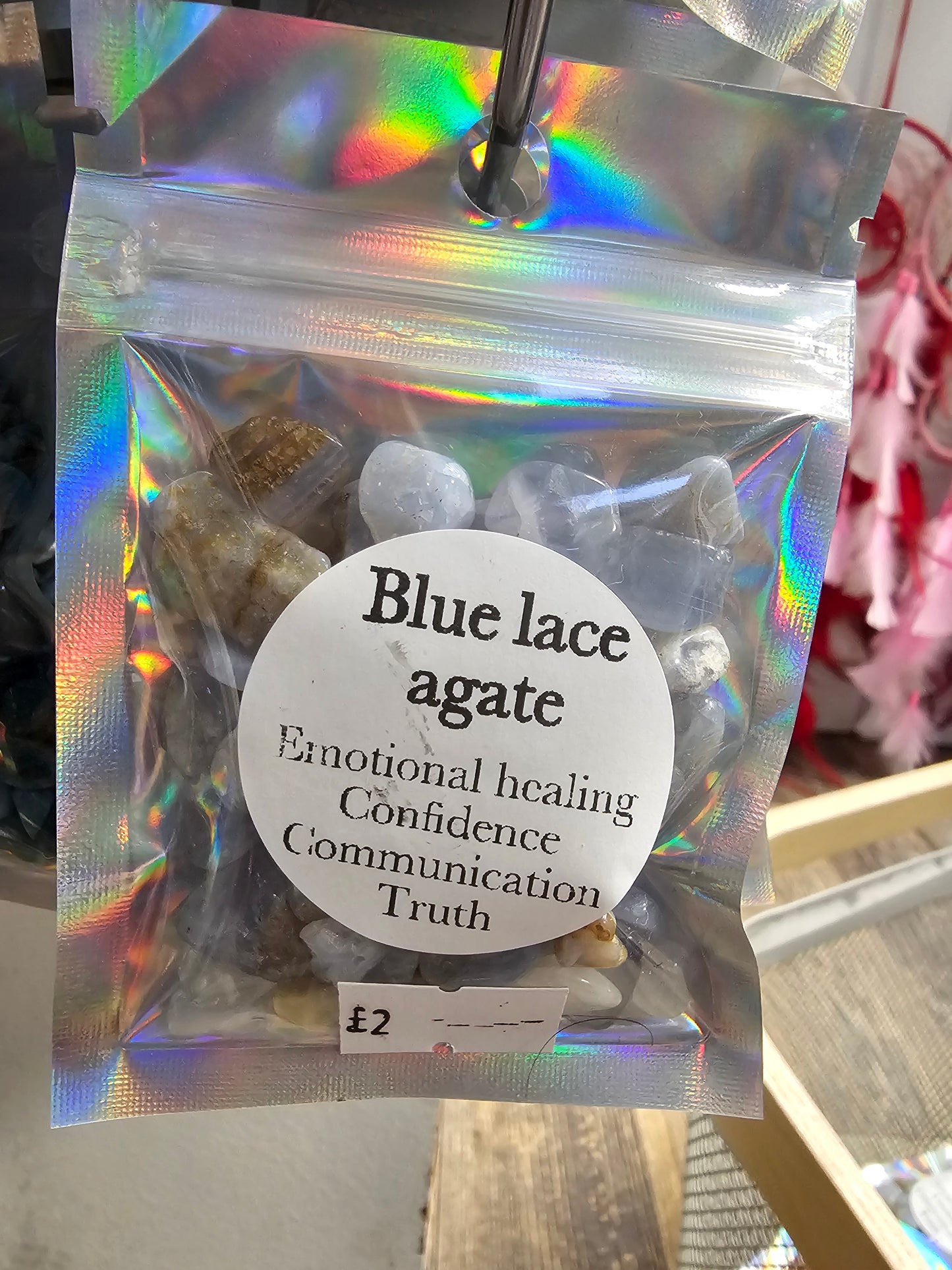 Blue Lace Agate Chips