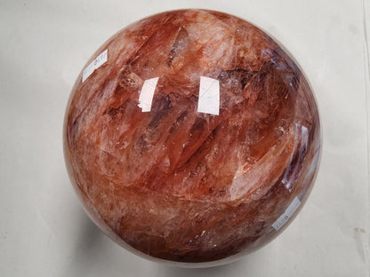 Giant Fire Quartz Sphere 6.7kg with stand