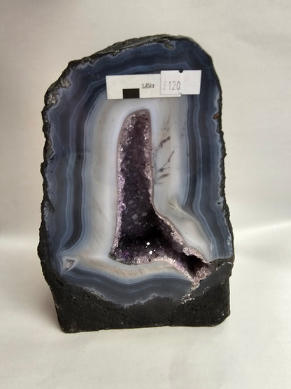 Amethyst & Blue Lace Agate Church