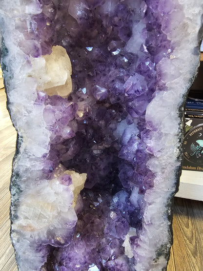 Amethyst Church with Calcite