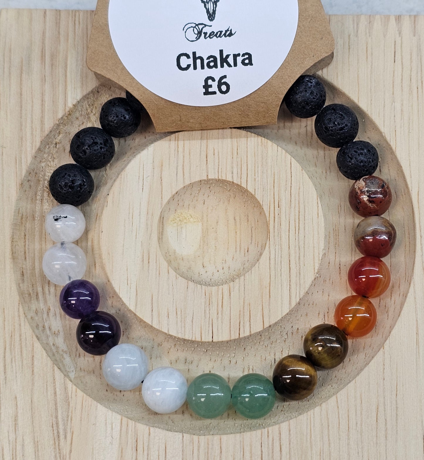 Chakra 8mm bead bracelet