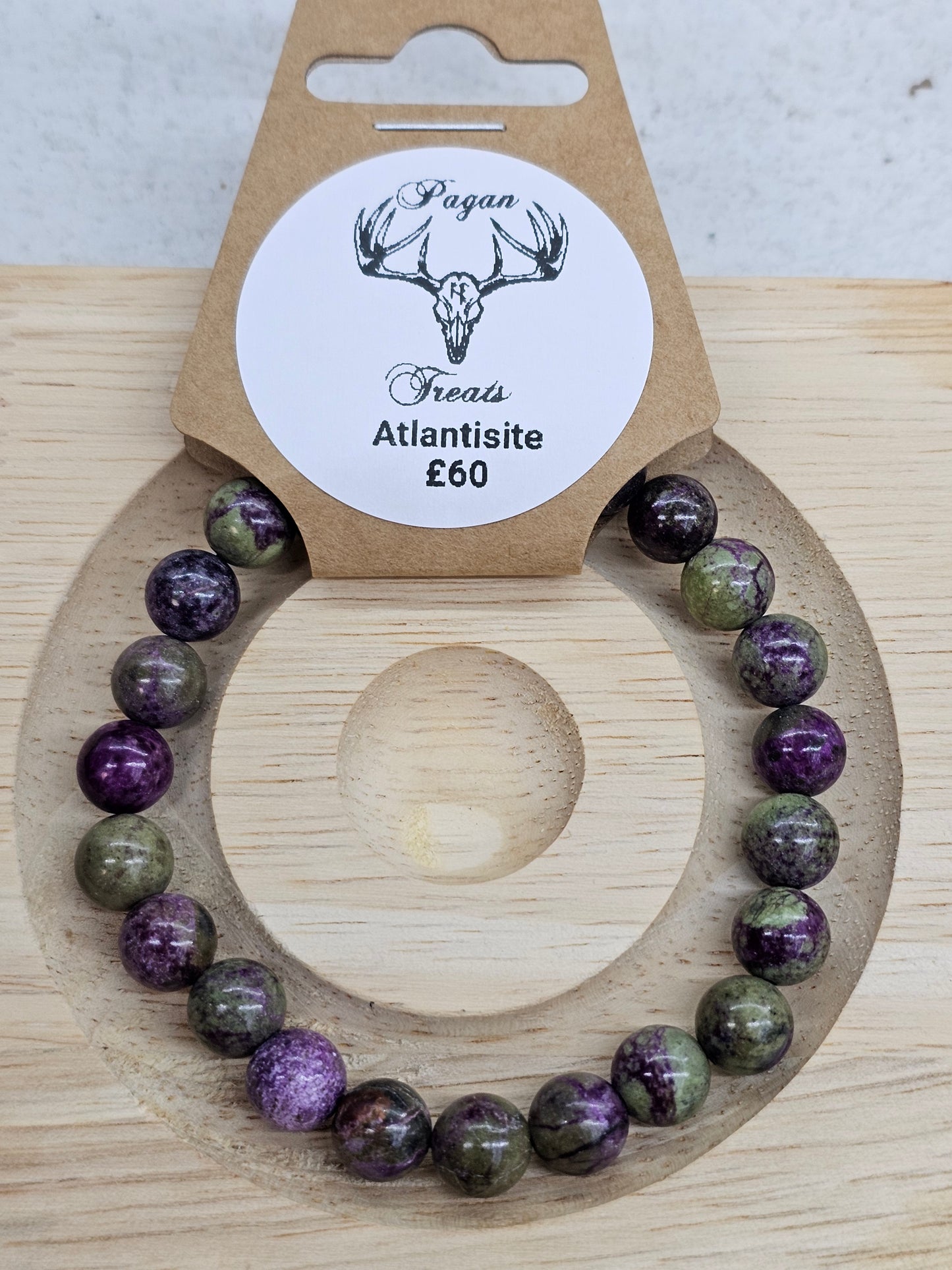 Atlantisite 8mm bead bracelet