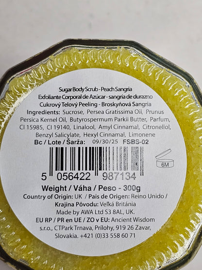 Peach Sangria Sugar Body Scrub